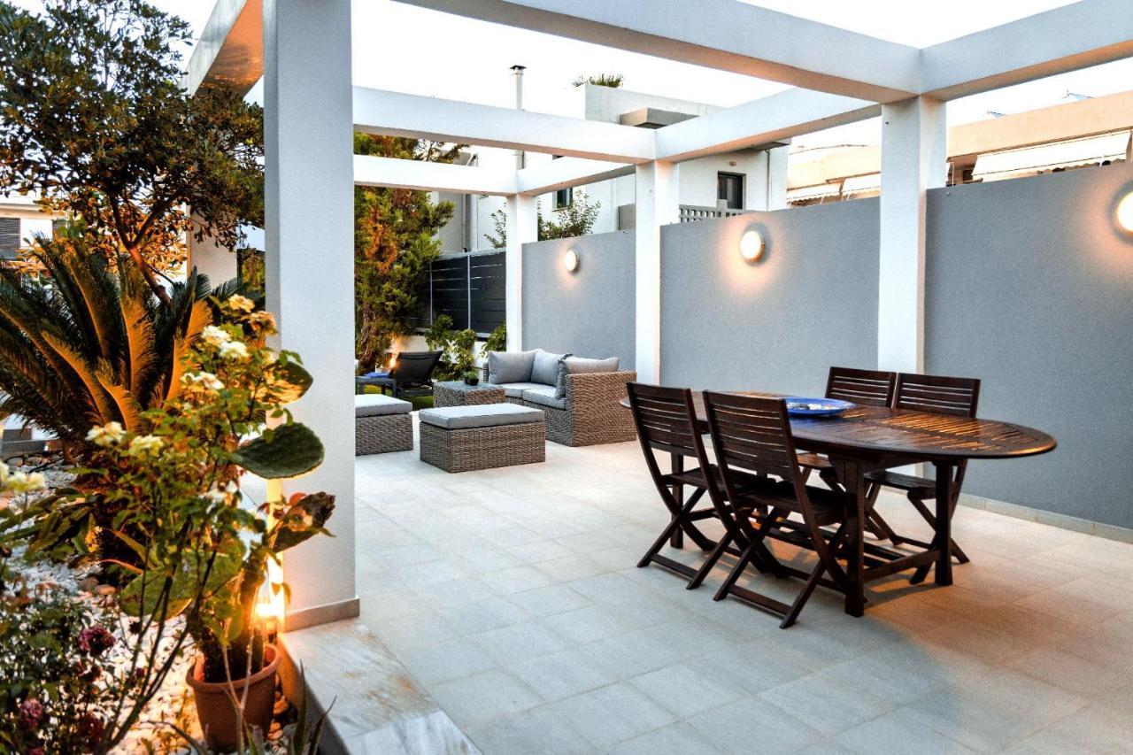 Luxury Villa Hestia Grey With Private Pool Rethymno  Exterior photo